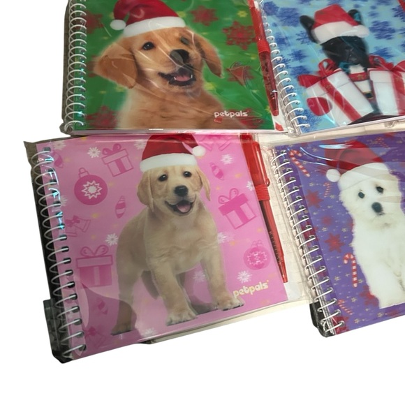 Holiday Animals Petpals Notebook & Pen Set of 4 - Picture 10 of 10